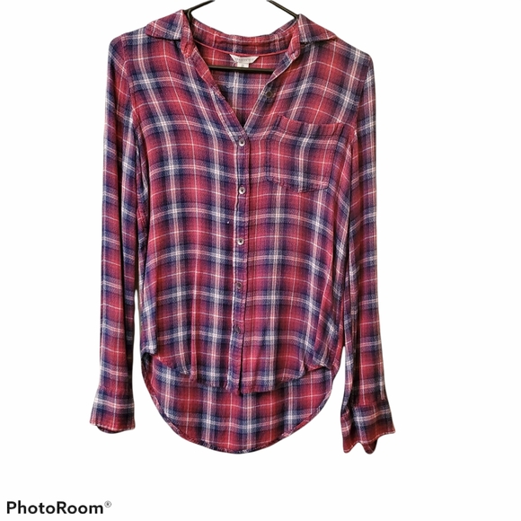 2/$20 Aeropostale Flannel Button Down Shirts - Picture 2 of 4